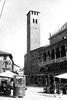 Piazza della Frutta e Torre degli Anziani,nel 1950